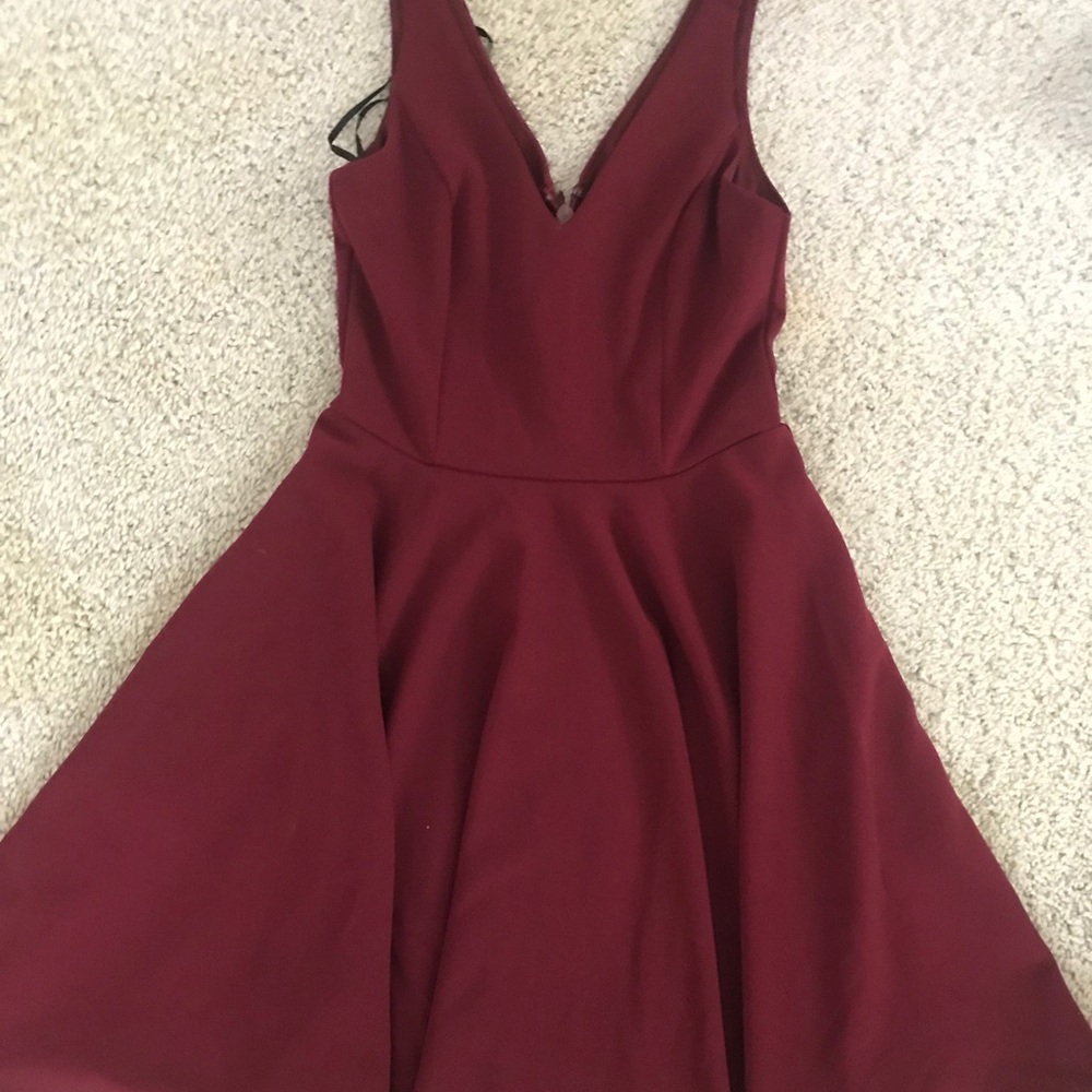 Lulus red skater dress